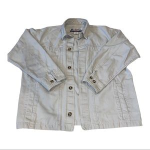 Cream Columbia Canvas Work Jacket